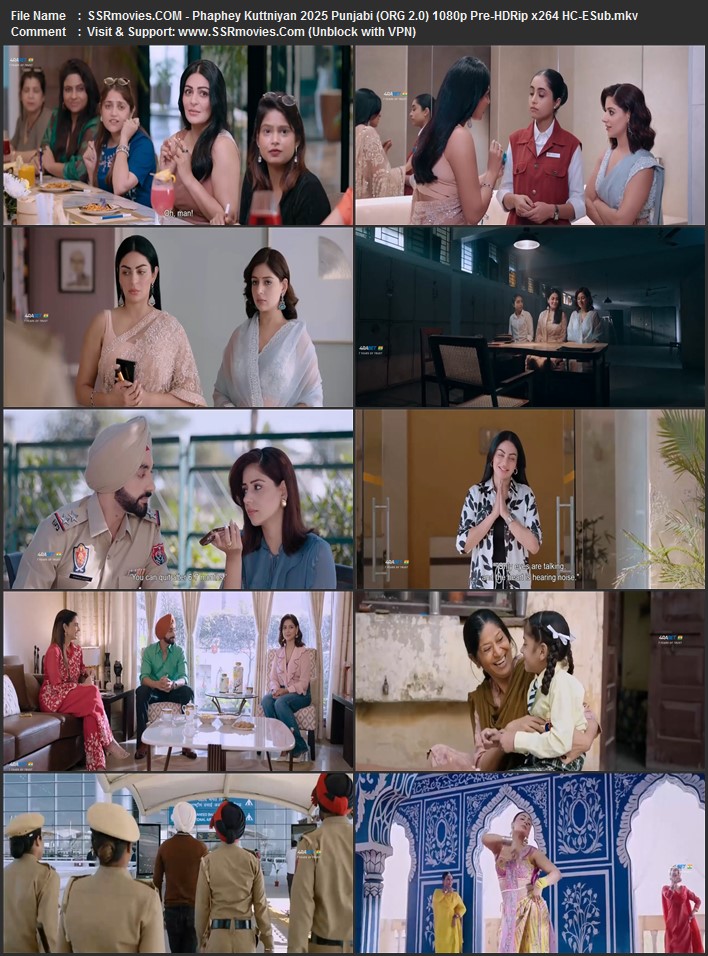 Phaphey Kuttniyan 2025 Punjabi (ORG 2.0) 1080p 720p 480p Pre-HDRip x264 ESubs