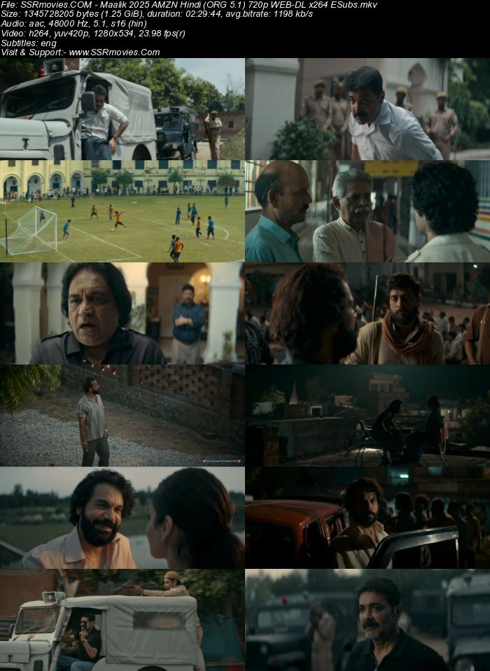 Maalik 2025 AMZN Hindi (ORG 5.1) 4K 1080p 720p 480p WEB-DL x264 ESubs