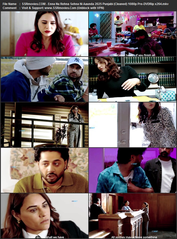 Enna Nu Rehna Sehna Ni Aaunda 2025 Punjabi (Cleaned) 1080p 720p 480p Pre-DVDRip x264 ESubs