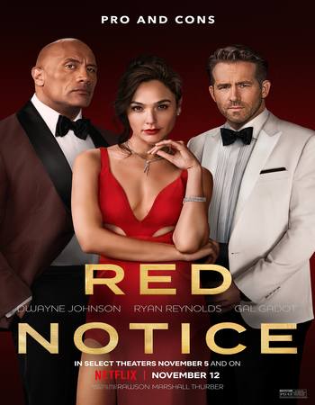 Red Notice 2021 Dual Audio [Hindi-English] ORG 5.1 720p 1080p WEB-DL x264 Multi Subs