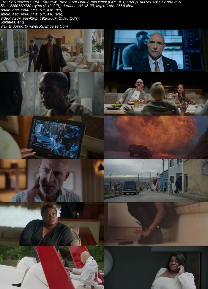Shadow Force 2025 Dual Audio Hindi (ORG 5.1) 1080p 720p 480p BluRay x264 ESubs