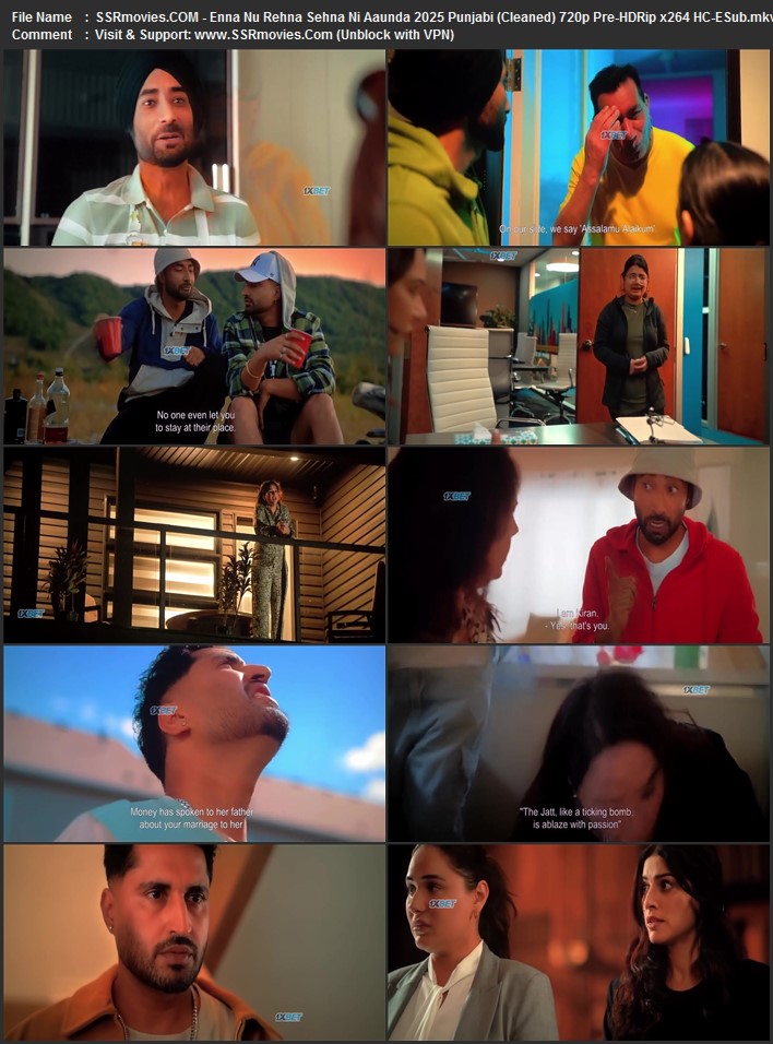 Enna Nu Rehna Sehna Ni Aaunda 2025 Punjabi (Cleaned) 1080p 720p 480p Pre-HDRip x264 ESubs