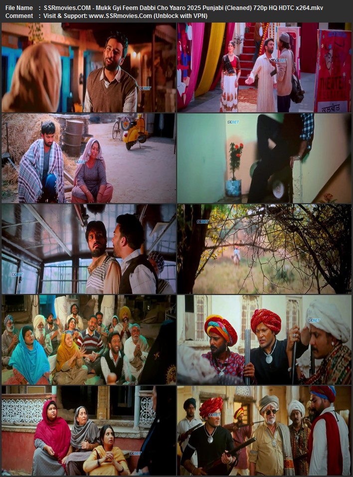 Mukk Gyi Feem Dabbi Cho Yaaro 2025 Punjabi (Cleaned) 1080p 720p 480p HQ HDTC x264 ESubs