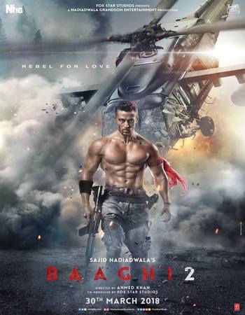 Baaghi 2 2018 Hindi [ORG 5.1] 720p 1080p BluRay x264 ESubs
