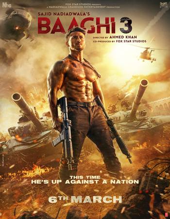 Baaghi 3 2020 Hindi [ORG 5.1] 720p 1080p BluRay x264 ESubs