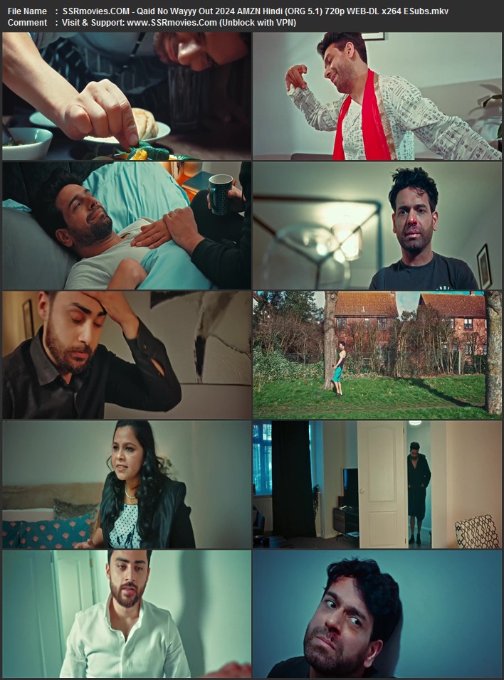Qaid - No Wayyy Out 2024 Hindi (ORG 5.1) 1080p 720p 480p WEB-DL x264 ESubs
