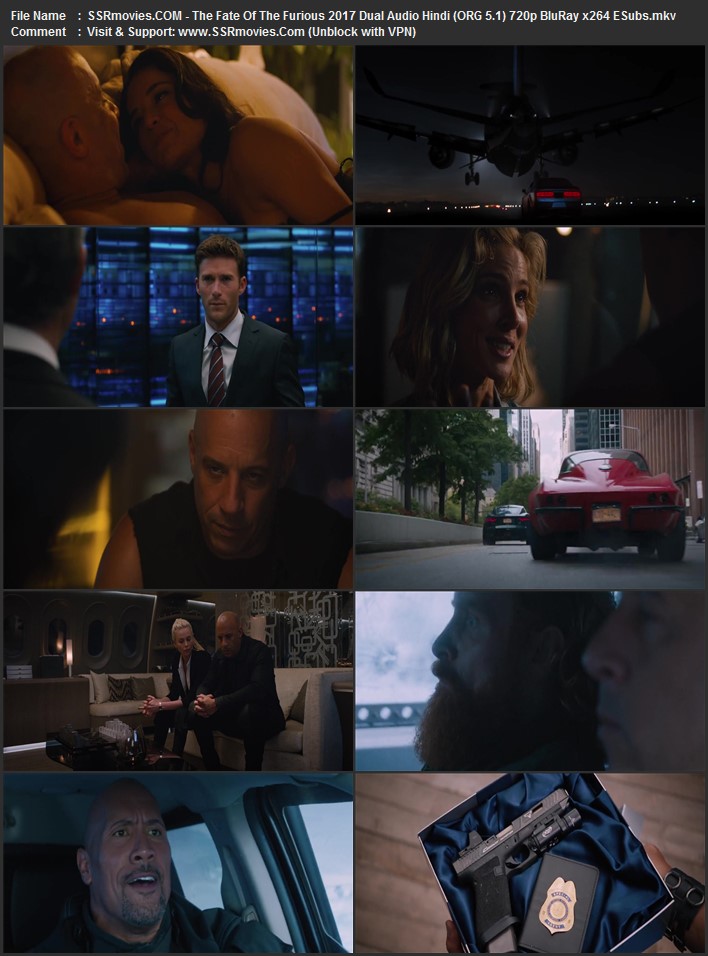 The Fate of the Furious 2017 Dual Audio Hindi (ORG 5.1) 1080p 720p 480p WEB-DL x264 ESubs