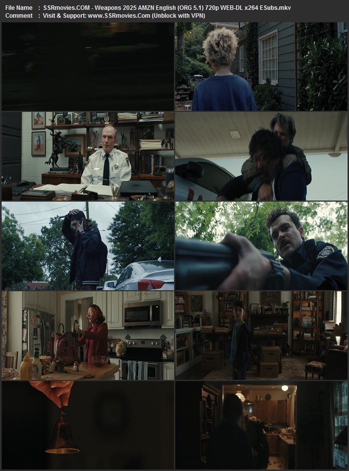 Weapons 2025 English (ORG 5.1) 1080p 720p 480p WEB-DL x264 ESubs