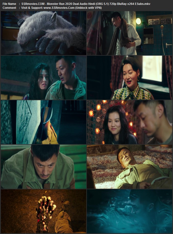 Monster Run 2020 Dual Audio Hindi (ORG 5.1) 1080p 720p 480p BluRay x264 ESubs