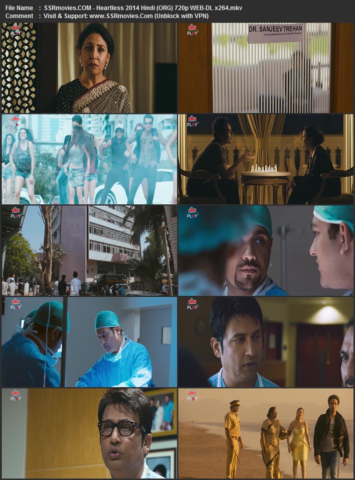 Heartless 2014 Hindi (ORG) 1080p 720p 480p WEB-DL x264 ESubs