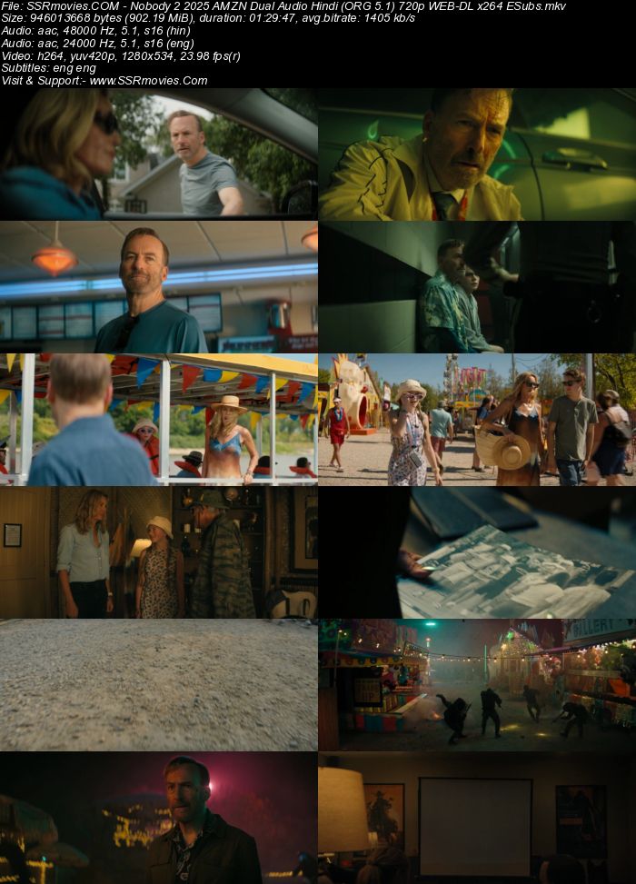 Nobody 2 2025 AMZN Dual Audio Hindi (ORG 5.1) 4K 1080p 720p 480p WEB-DL x264 ESubs