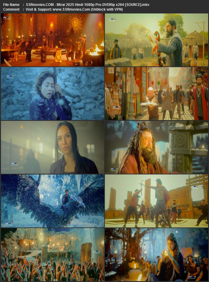 Mirayi 2025 Hindi (Cleaned) 1080p 720p 480p Pre-DVDRip x264 ESubs