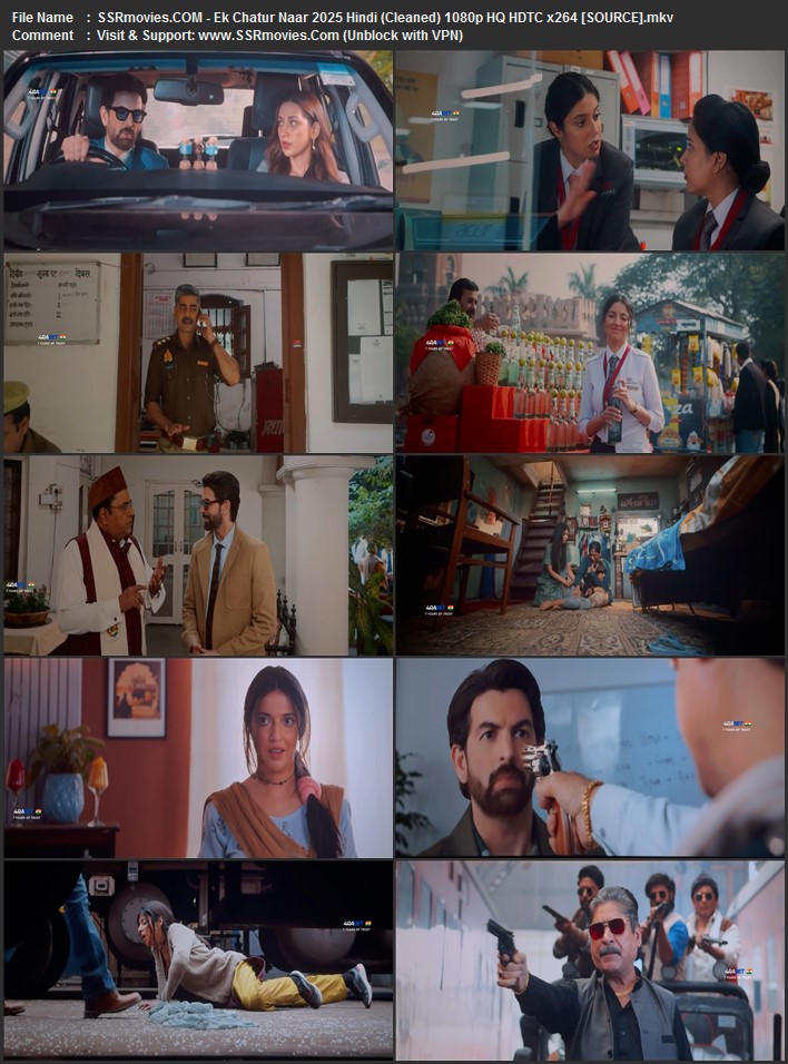 Ek Chatur Naar 2025 Hindi (Cleaned) 1080p 720p 480p HQ HDTC x264 ESubs