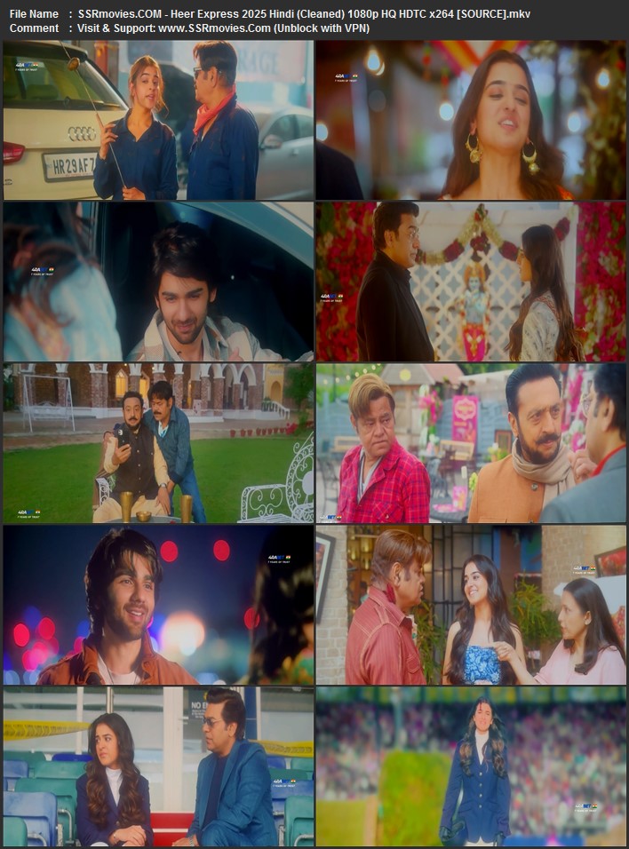 Heer Express 2025 Hindi (Cleaned) 1080p 720p 480p HQ HDTC x264 ESubs