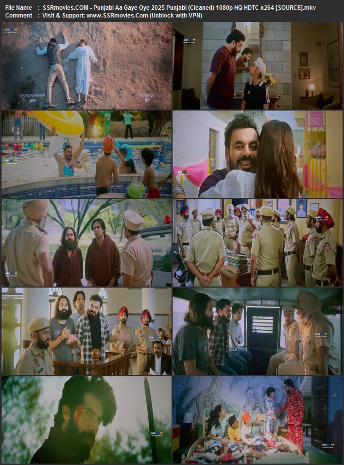 Punjabi Aa Gaye Oye 2025 Punjabi (Cleaned) 1080p 720p 480p HQ HDTC x264