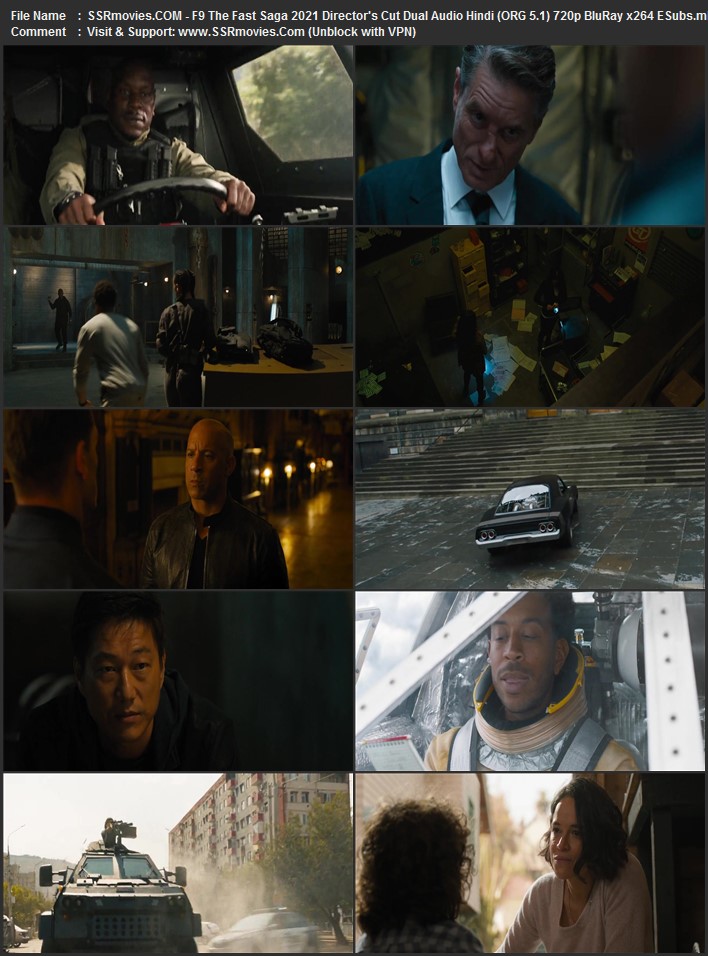 F9: The Fast Saga 2021 Dual Audio Hindi (ORG 5.1) 1080p 720p 480p BluRay x264 ESubs