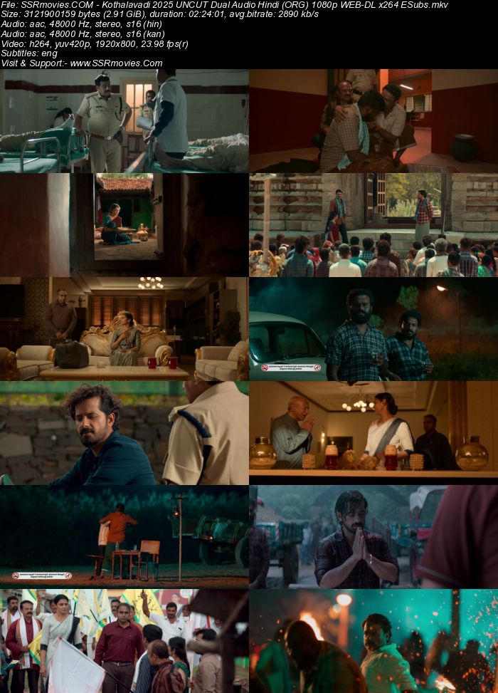 Kothalavadi 2025 Dual Audio Hindi (ORG) 1080p 720p 480p WEB-DL x264 ESubs