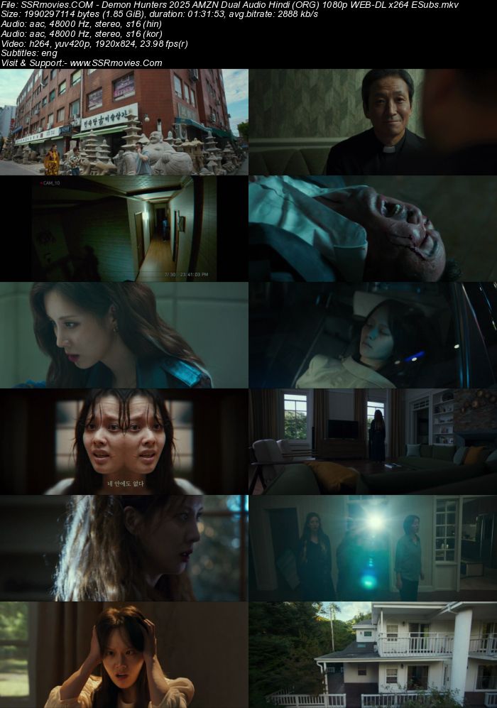 Holy Night: Demon Hunters 2025 Dual Audio Hindi (ORG) 1080p 720p 480p WEB-DL x264 ESubs