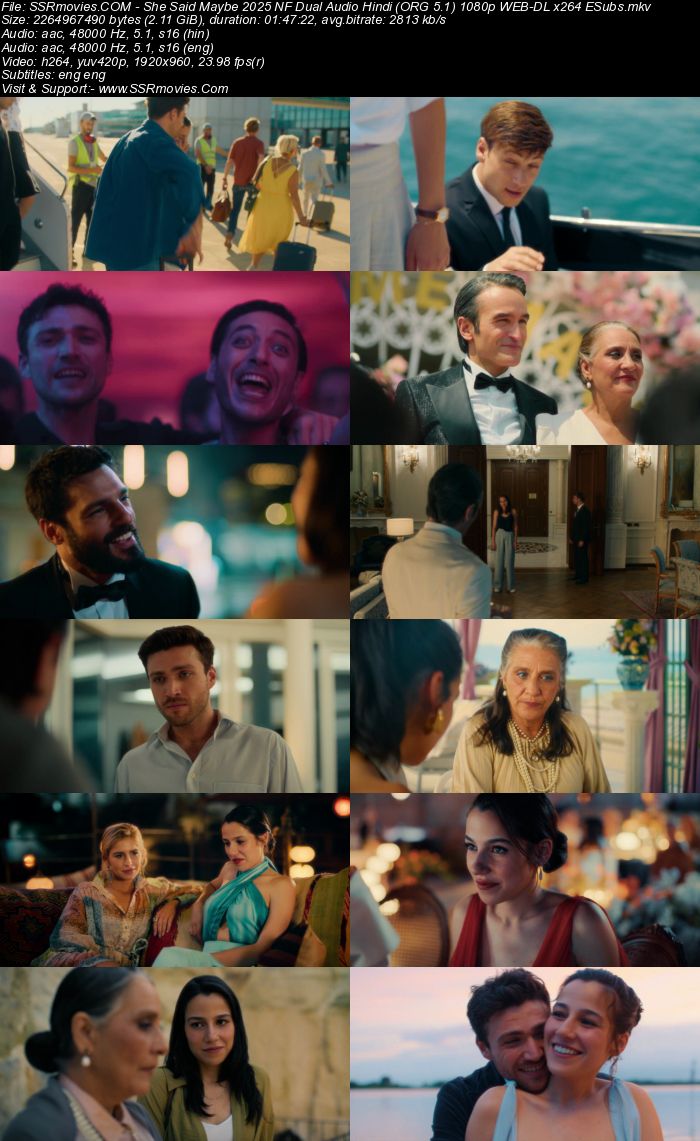 She Said Maybe 2025 NF Dual Audio Hindi (ORG 5.1) 1080p 720p 480p WEB-DL x264 ESubs