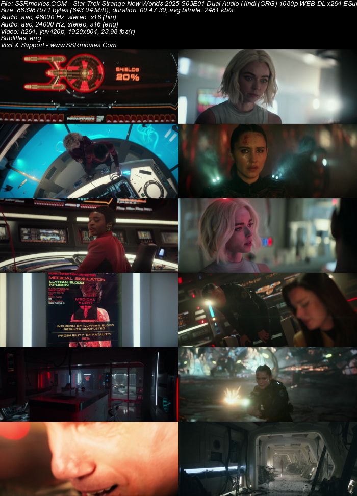 Star Trek: Strange New Worlds 2025 S03 Complete Dual Audio Hindi (ORG) 1080p 720p 480p WEB-DL x264 ESubs