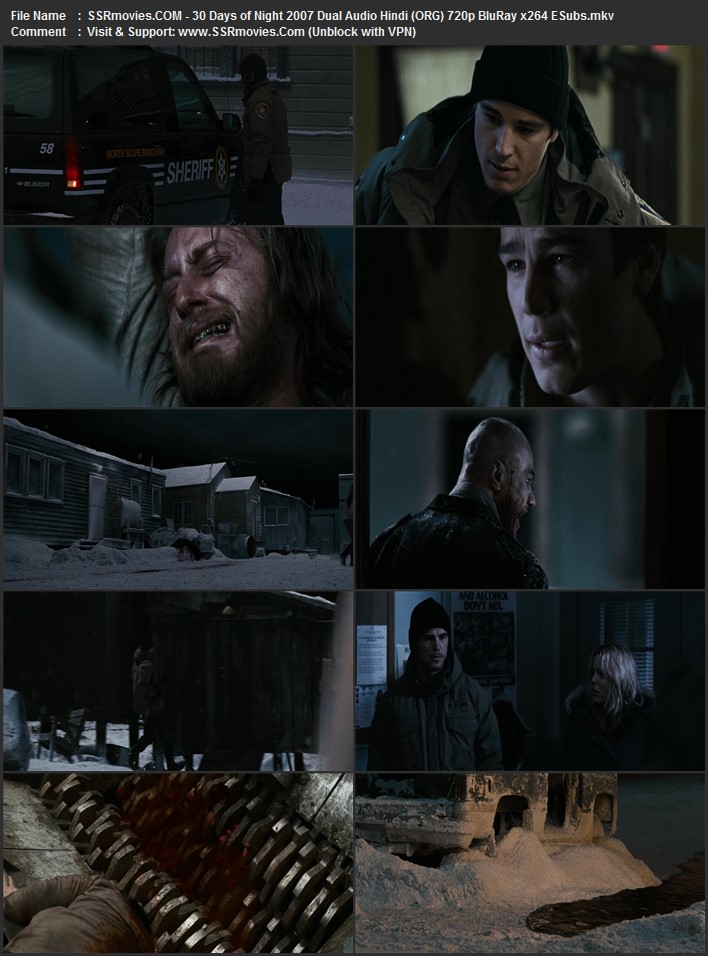 30 Days of Night 2007 Dual Audio Hindi (ORG) 720p 480p BluRay x264 ESubs