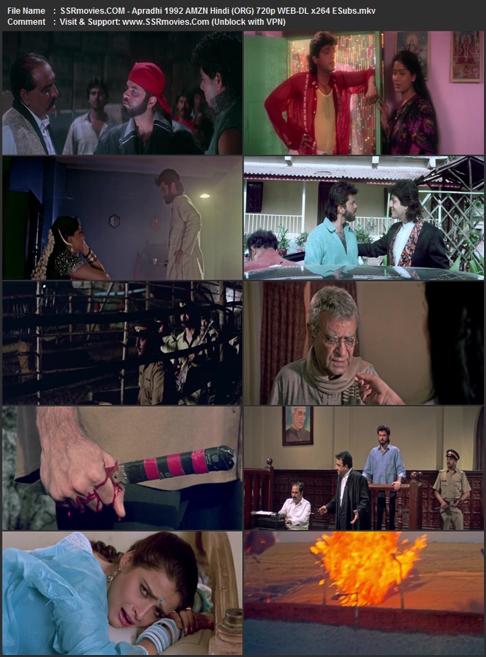 Apradhi 1992 Hindi (ORG) 1080p 720p 480p WEB-DL x264 ESubs