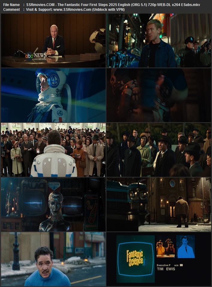 The Fantastic Four: First Steps 2025 English (ORG 5.1) 1080p 720p 480p WEB-DL x264 ESubs