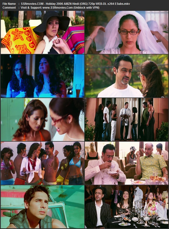 Holiday 2006 Hindi (ORG) 1080p 720p 480p WEB-DL x264 ESubs