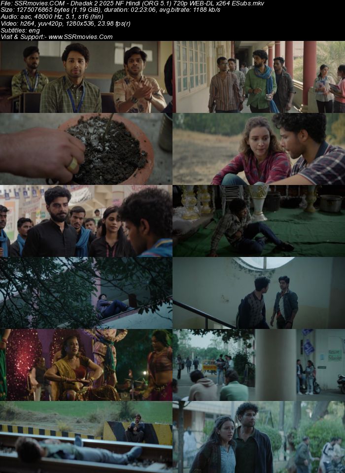 Dhadak 2 2025 NF Hindi (ORG 5.1) 4K 1080p 720p 480p WEB-DL x264 ESubs