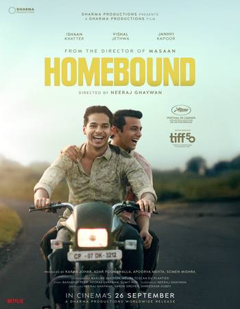 Homebound 2025 Hindi [Cleaned] 720p 1080p HQ HDTC x264 HC-ESub