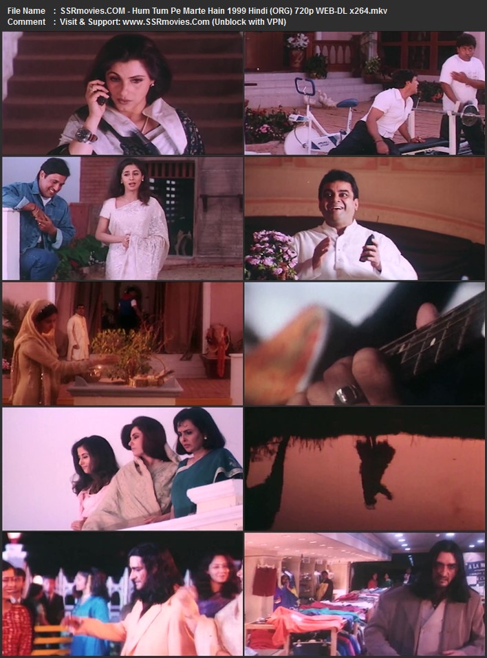 Hum Tum Pe Marte Hain 1999 Hindi (ORG) 1080p 720p 480p WEB-DL x264 ESubs