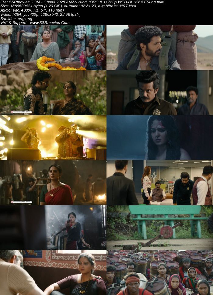Ghaati 2025 AMZN Hindi (ORG 5.1) 4K 1080p 720p 480p WEB-DL x264 ESubs Ghaati 2025 AMZN Hindi (ORG 5.1) 4K 1080p 720p 480p WEB-DL x264 ESubs