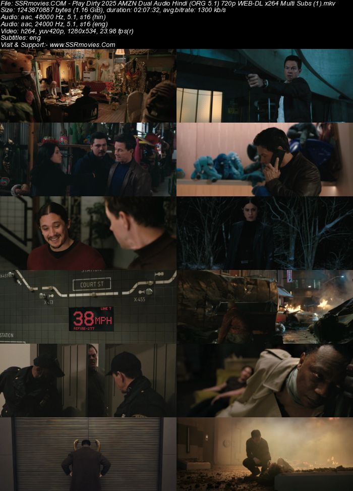 Play Dirty 2025 AMZN Dual Audio Hindi (ORG 5.1) 4K 1080p 720p 480p WEB-DL x264 Multi Subs