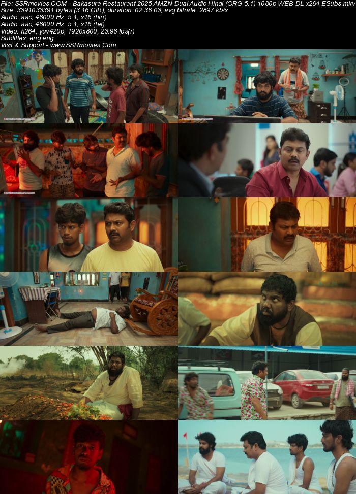 Bakasura Restaurant 2025 AMZN Dual Audio Hindi (ORG 5.1) 1080p 720p 480p WEB-DL x264 ESubs