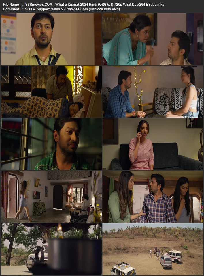 What a Kismat 2024 Hindi (ORG 5.1) 1080p 720p 480p WEB-DL x264 ESubs What a Kismat 2024 Hindi (ORG 5.1) 1080p 720p 480p WEB-DL x264 ESubs