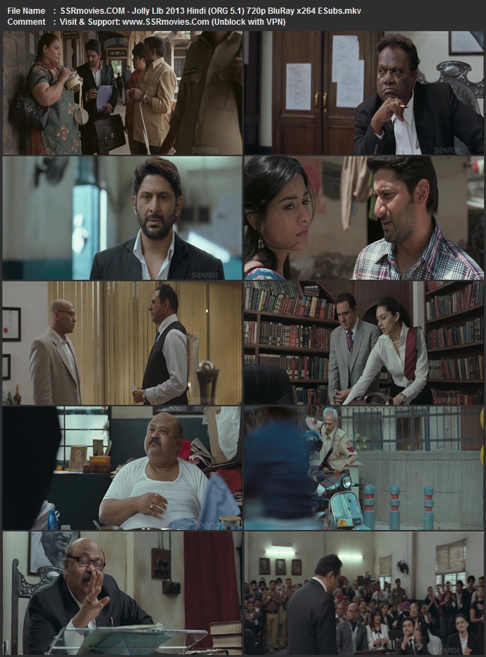 Jolly LLB 2013 Hindi (ORG 5.1) 1080p 720p 480p BluRay x264 ESubs Jolly LLB 2013 Hindi (ORG 5.1) 1080p 720p 480p BluRay x264 ESubs
