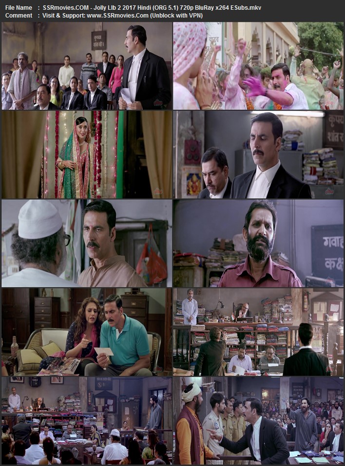Jolly LLB 2 2017 Hindi (ORG 5.1) 1080p 720p 480p BluRay x264 ESubs Jolly LLB 2 2017 Hindi (ORG 5.1) 1080p 720p 480p BluRay x264 ESubs