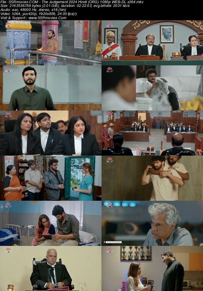 The Judgement 2024 Hindi (ORG) 1080p 720p 480p WEB-DL x264 ESubs The Judgement 2024 Hindi (ORG) 1080p 720p 480p WEB-DL x264 ESubs