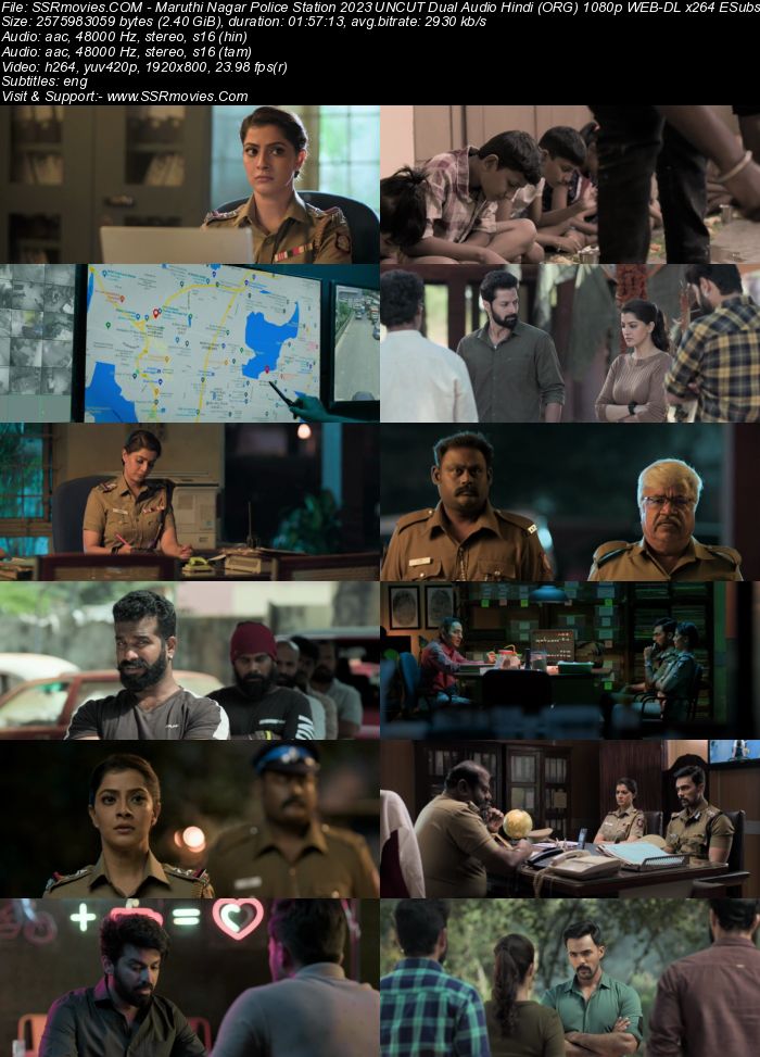 Maruthi Nagar Police Station 2023 UNCUT Dual Audio Hindi (ORG) 1080p 720p 480p WEB-DL x264 ESubs