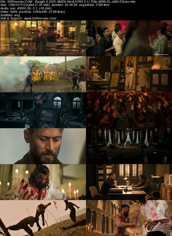 Baaghi 4 2025 AMZN Hindi (ORG 5.1) 1080p 720p 480p WEB-DL x264 ESubs