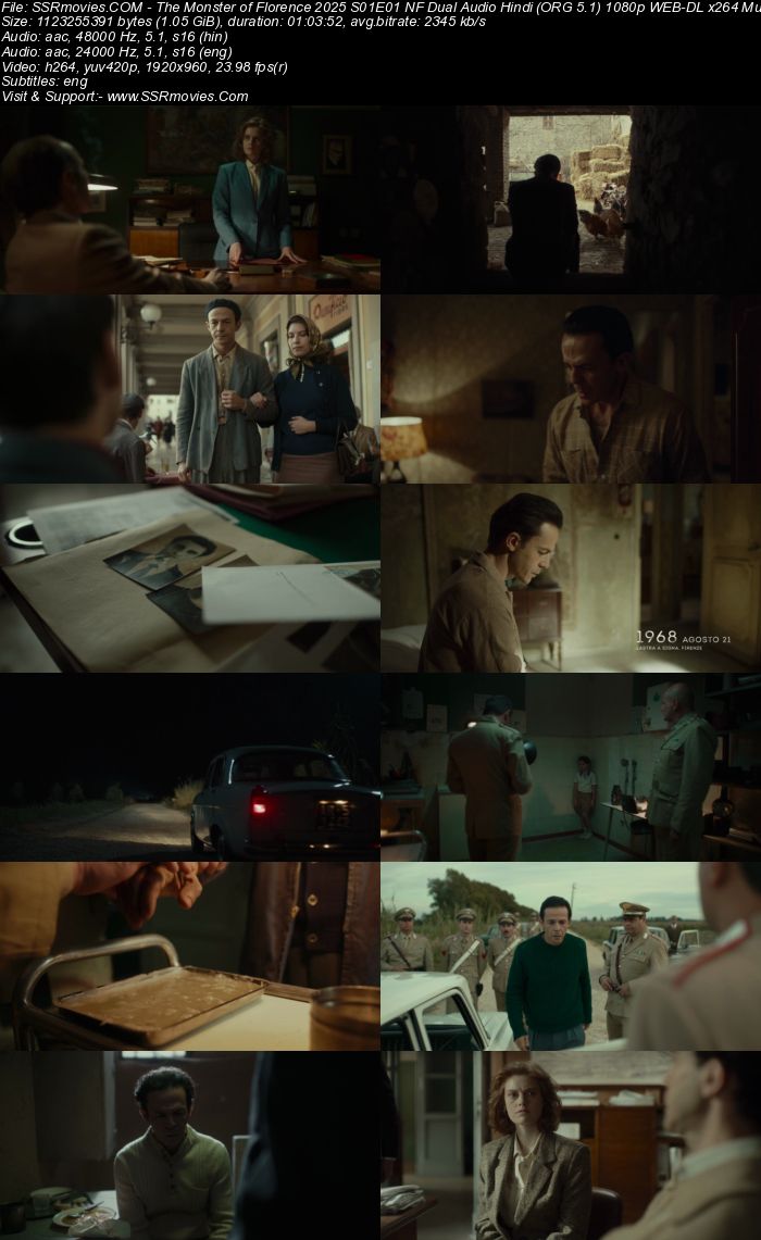 The Monster of Florence 2025 S01 Complete NF Dual Audio Hindi (ORG 5.1) 1080p 720p 480p WEB-DL x264 Multi Subs The Monster of Florence 2025 S01 Complete NF Dual Audio Hindi (ORG 5.1) 1080p 720p 480p WEB-DL x264 Multi Subs