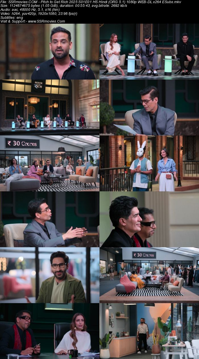 Pitch to Get Rich 2025 S01 Complete HS Hindi (ORG 5.1) 1080p 720p 480p WEB-DL x264 ESubs Pitch to Get Rich 2025 S01 Complete HS Hindi (ORG 5.1) 1080p 720p 480p WEB-DL x264 ESubs