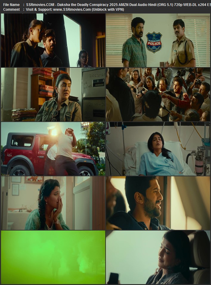 Daksha - The Deadly Conspiracy 2025 Dual Audio Hindi (ORG 5.1) 1080p 720p 480p WEB-DL x264 ESubs