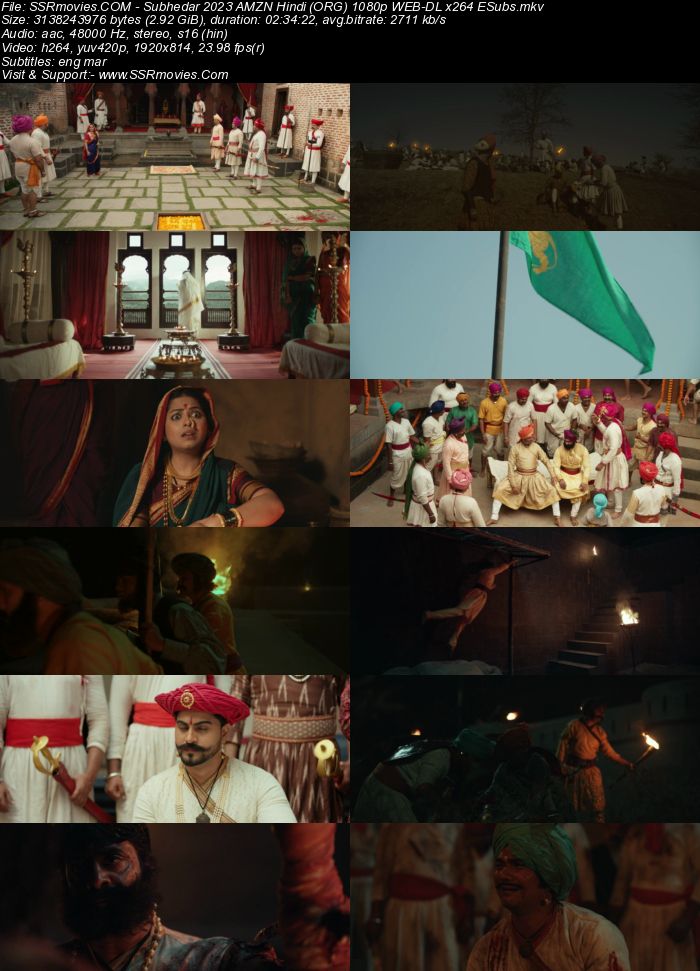 Subhedar 2023 Hindi (ORG) 1080p 720p 480p WEB-DL x264 ESubs