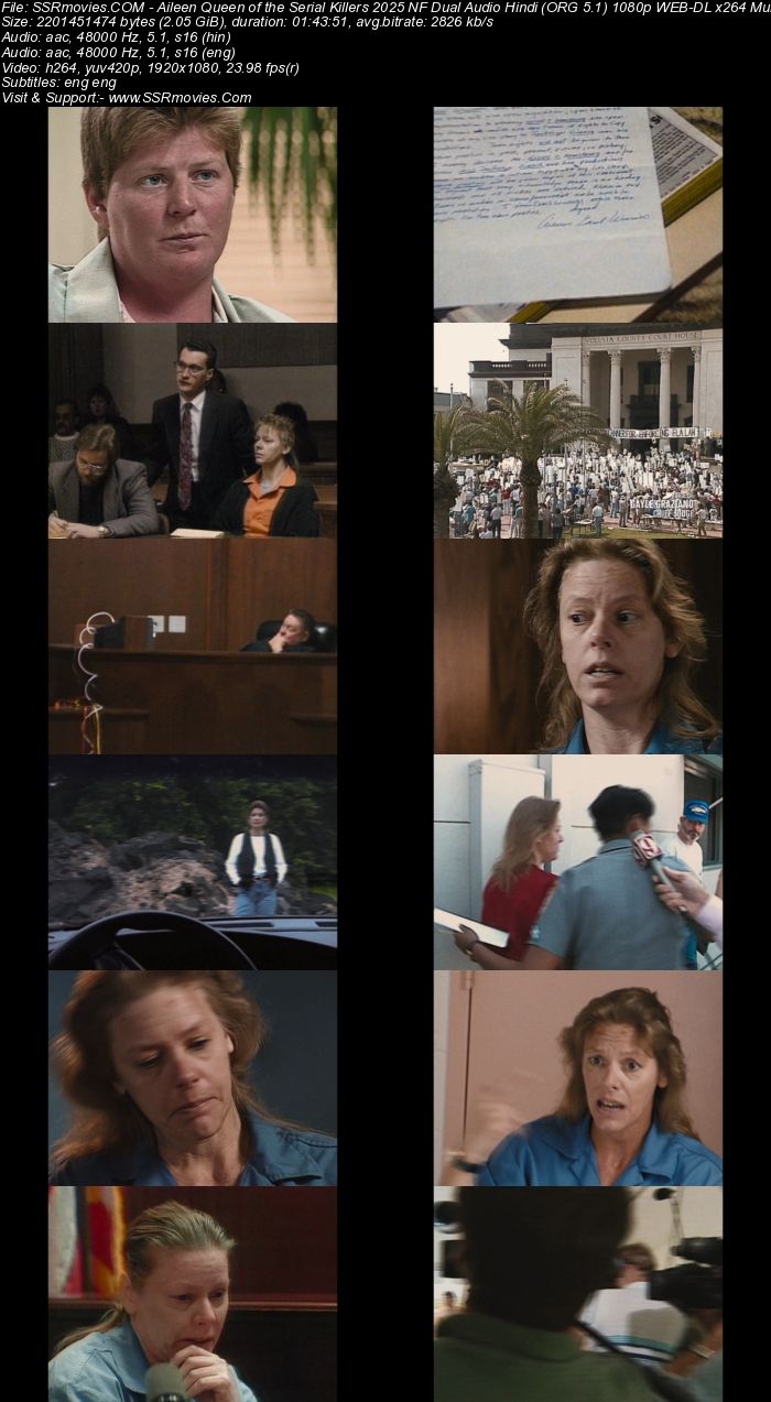 Aileen Queen of the Serial Killers 2025 NF Dual Audio Hindi (ORG 5.1) 1080p 720p 480p WEB-DL x264 Multi Subs