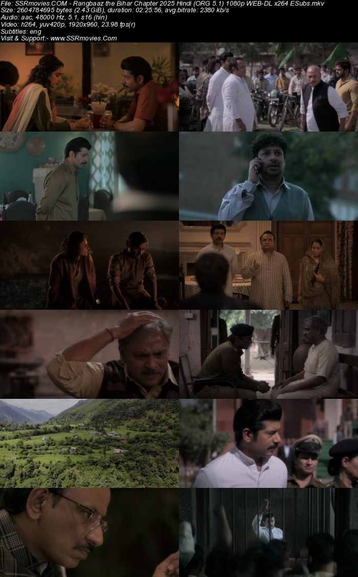 Rangbaaz the Bihar Chapter 2025 Hindi (ORG 5.1) 1080p 720p 480p WEB-DL x264 ESubs Rangbaaz the Bihar Chapter 2025 Hindi (ORG 5.1) 1080p 720p 480p WEB-DL x264 ESubs