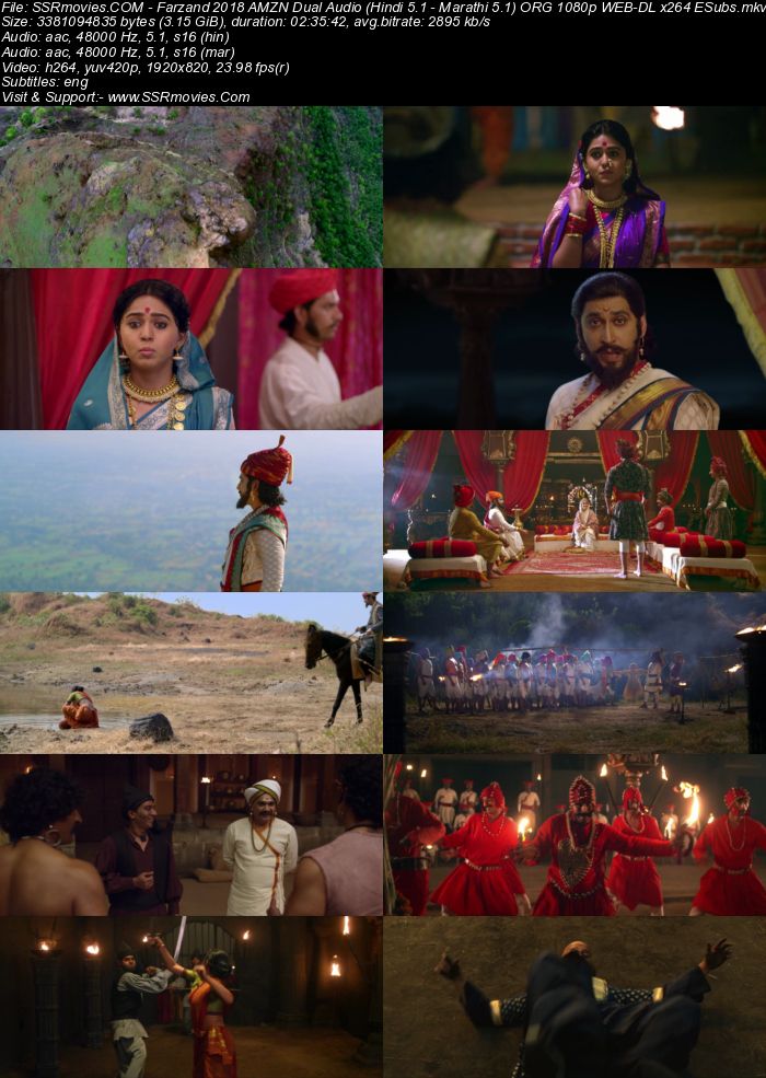 Farzand 2018 Dual Audio [Hindi ORG 5.1 - Marathi ORG 5.1] 1080p 720p 480p WEB-DL x264 ESubs