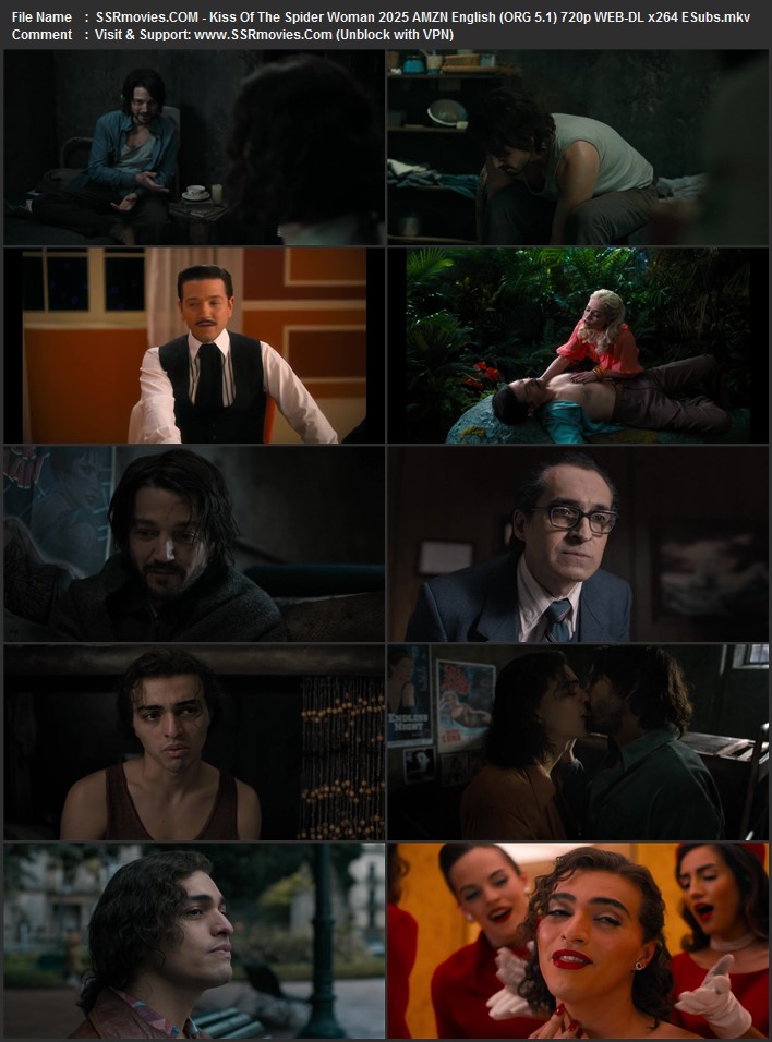 Kiss of the Spider Woman 2025 English (ORG 5.1) 1080p 720p 480p WEB-DL x264 ESubs Kiss of the Spider Woman 2025 English (ORG 5.1) 1080p 720p 480p WEB-DL x264 ESubs