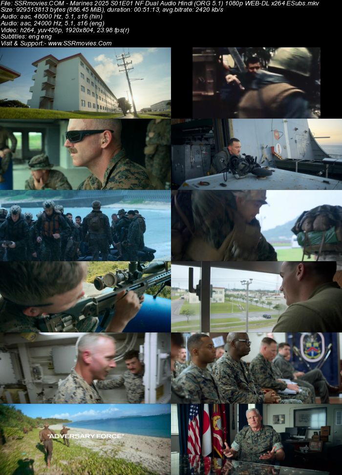 Marines 2025 S01 Complete Dual Audio Hindi (ORG 5.1) 1080p 720p 480p WEB-DL x264 ESubs Download Marines 2025 S01 Complete Dual Audio Hindi (ORG 5.1) 1080p 720p 480p WEB-DL x264 ESubs Download