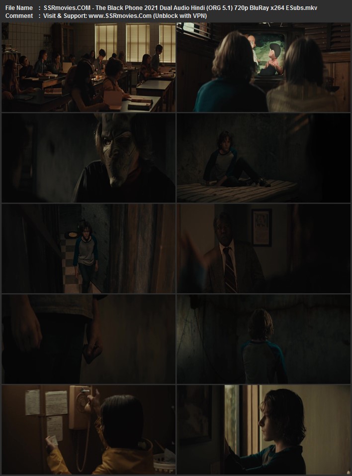 The Black Phone 2021 Dual Audio Hindi (ORG 5.1) 1080p 720p 480p BluRay x264 ESubs